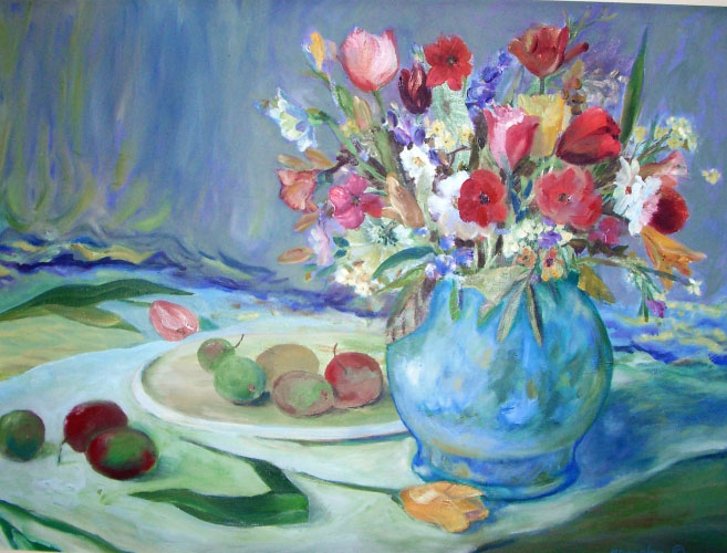 Tulips and Plums